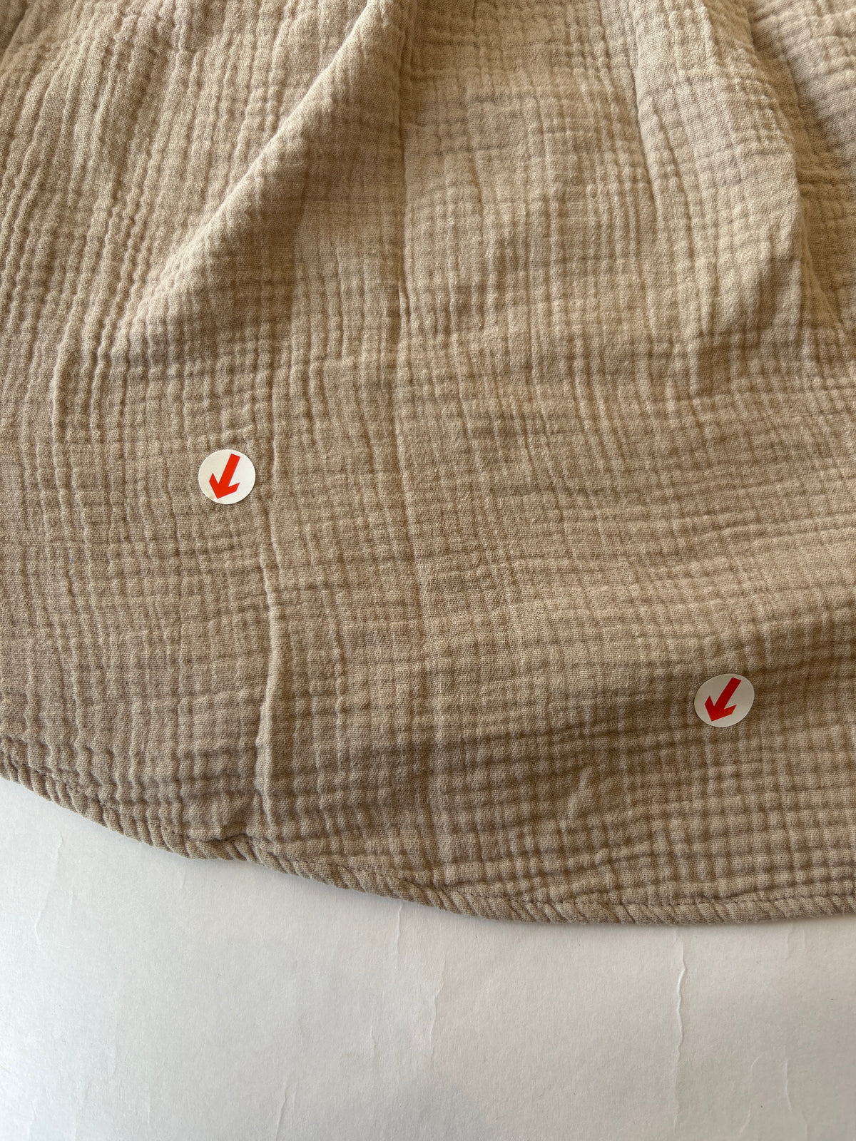 Konges Slojd Beige seersucker strap dress
