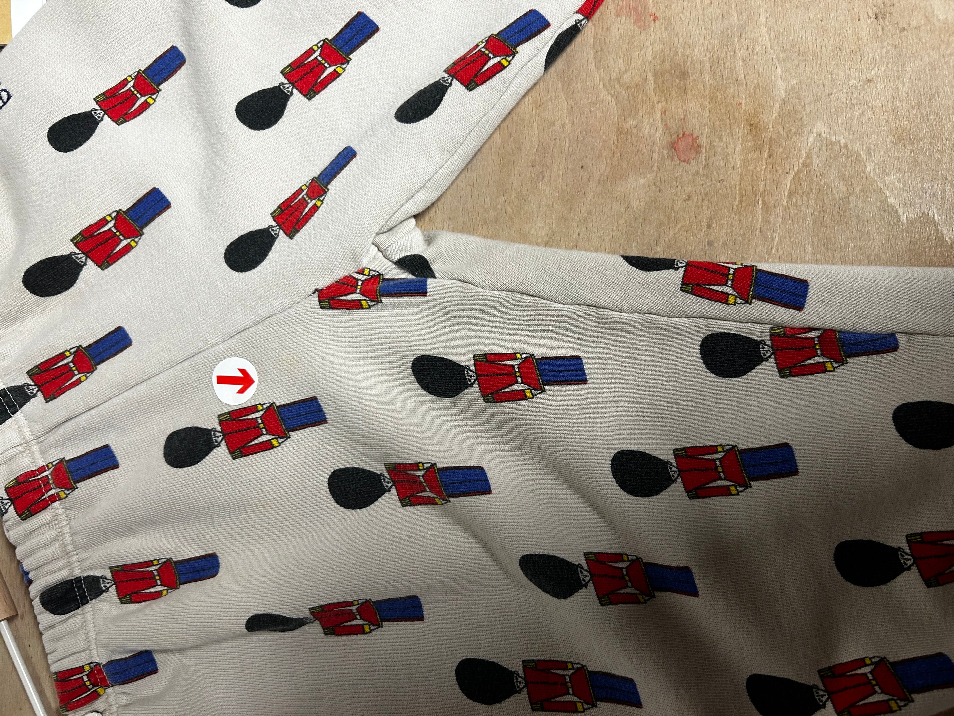 Bobo Choses Off white tin soldier joggers