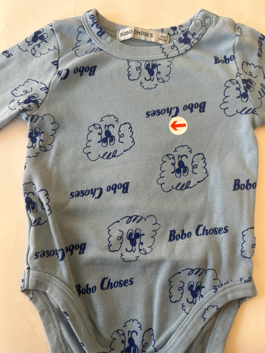 Bobo Choses Blue pickles the dog body