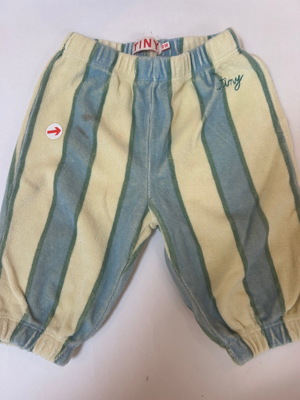 tiny cottons Retro stripes towel baby sweatpants