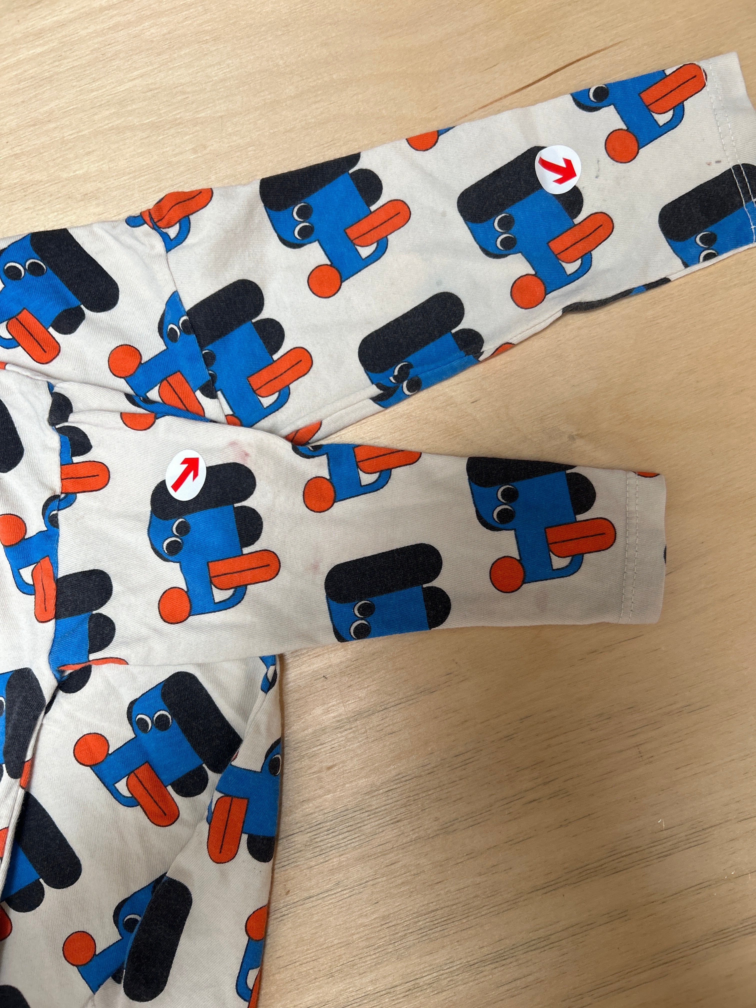 Bobo Choses Beige doggy mate long sleeve t-shirt