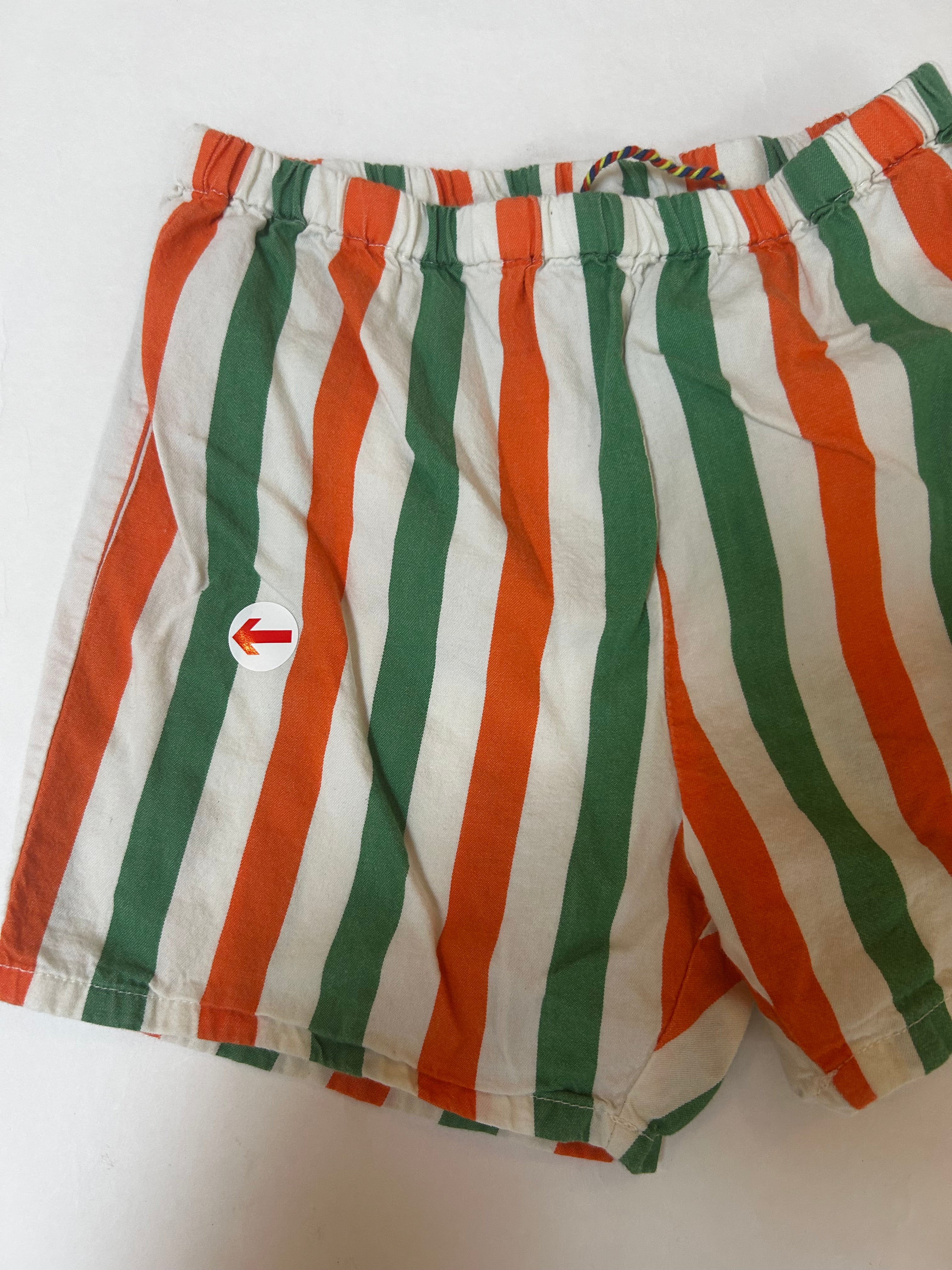 Bobo Choses Vertical striped multicolour shorts