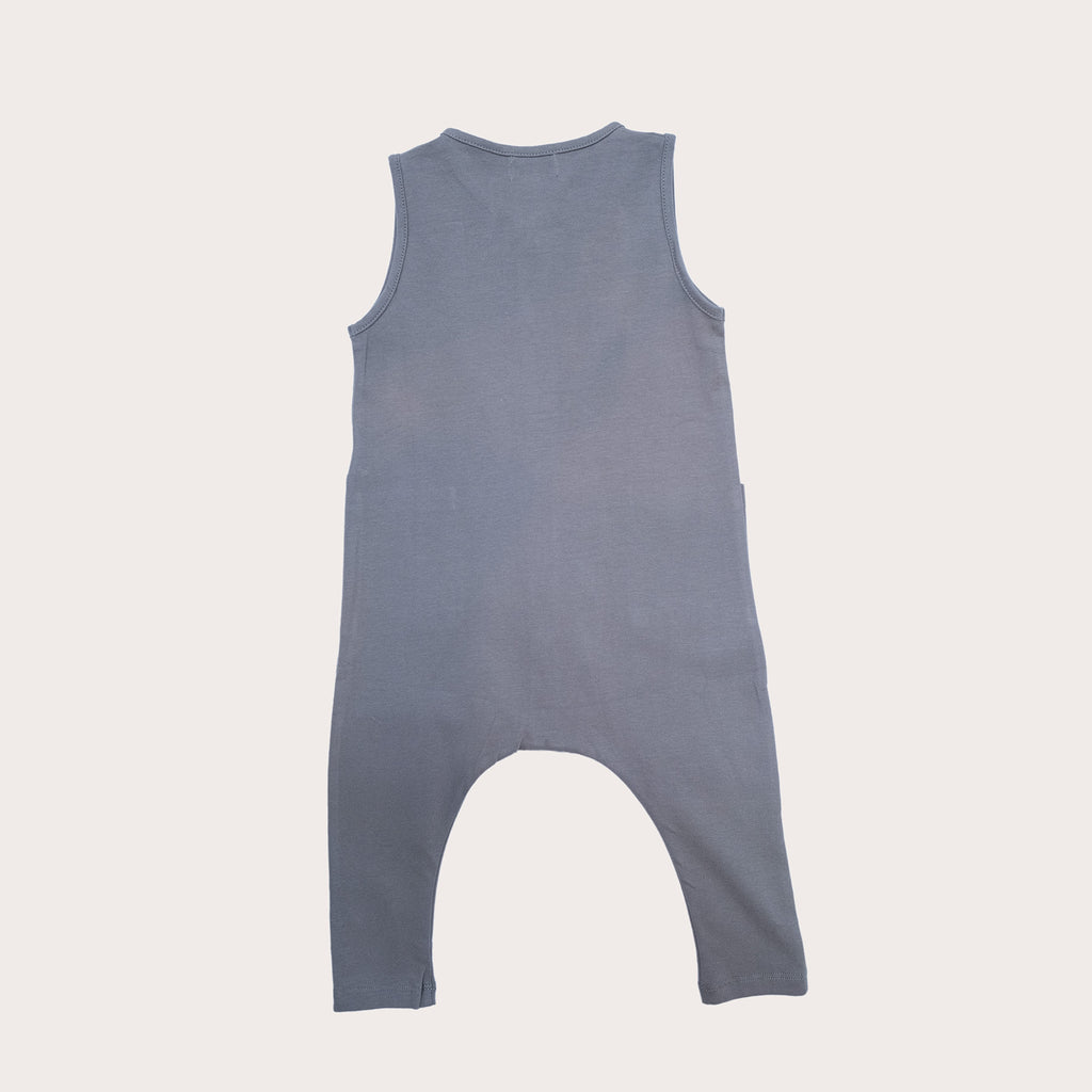 The Simple Folk Grey cotton hareem playsuit