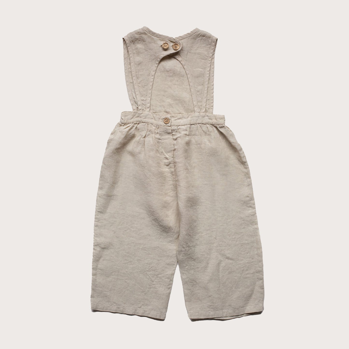 The Simple Folk Lightweight beige Linen jumpsuit