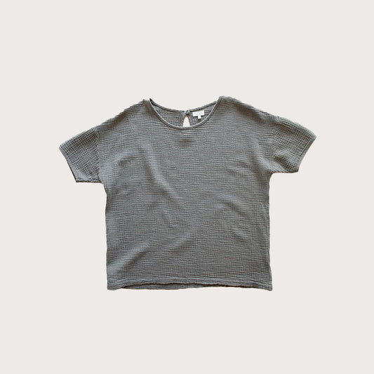 The simple folk Grey soft textured t-shirt