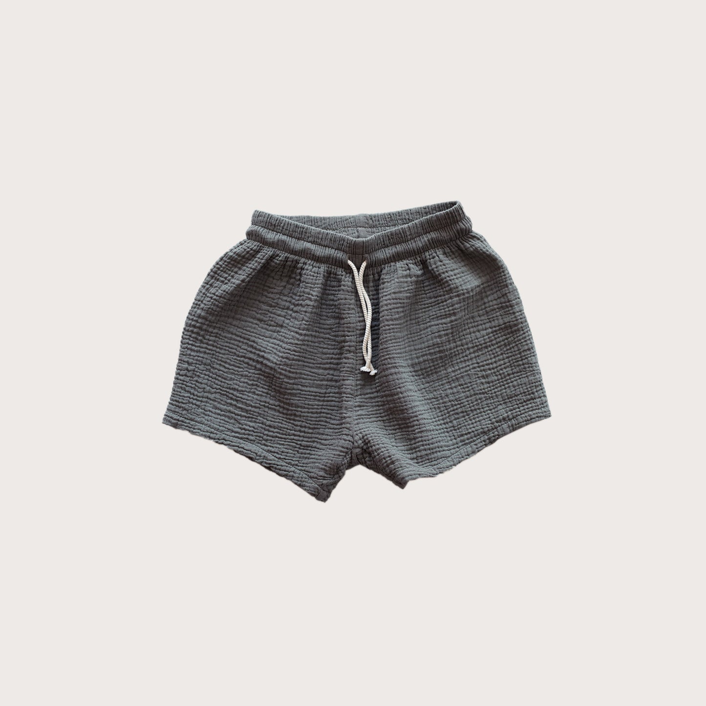 The Simple Folk Grey cotton muslin shorts