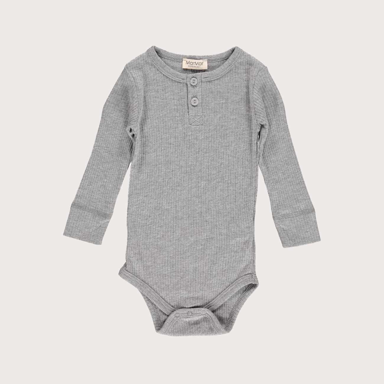 MarMar essential grey mélange rib body