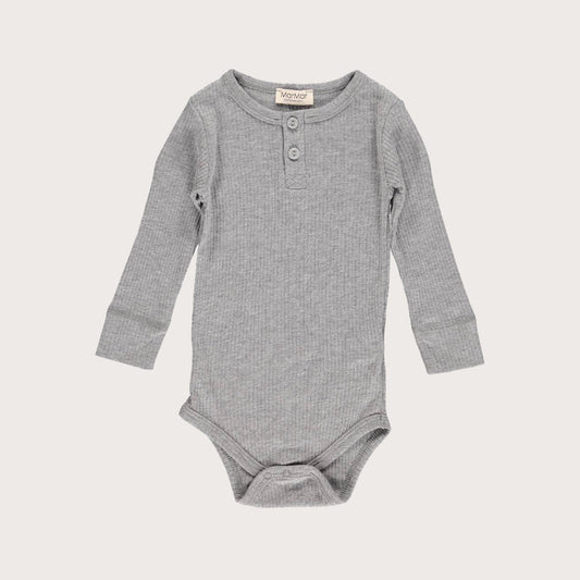 MarMar essential grey mélange rib body