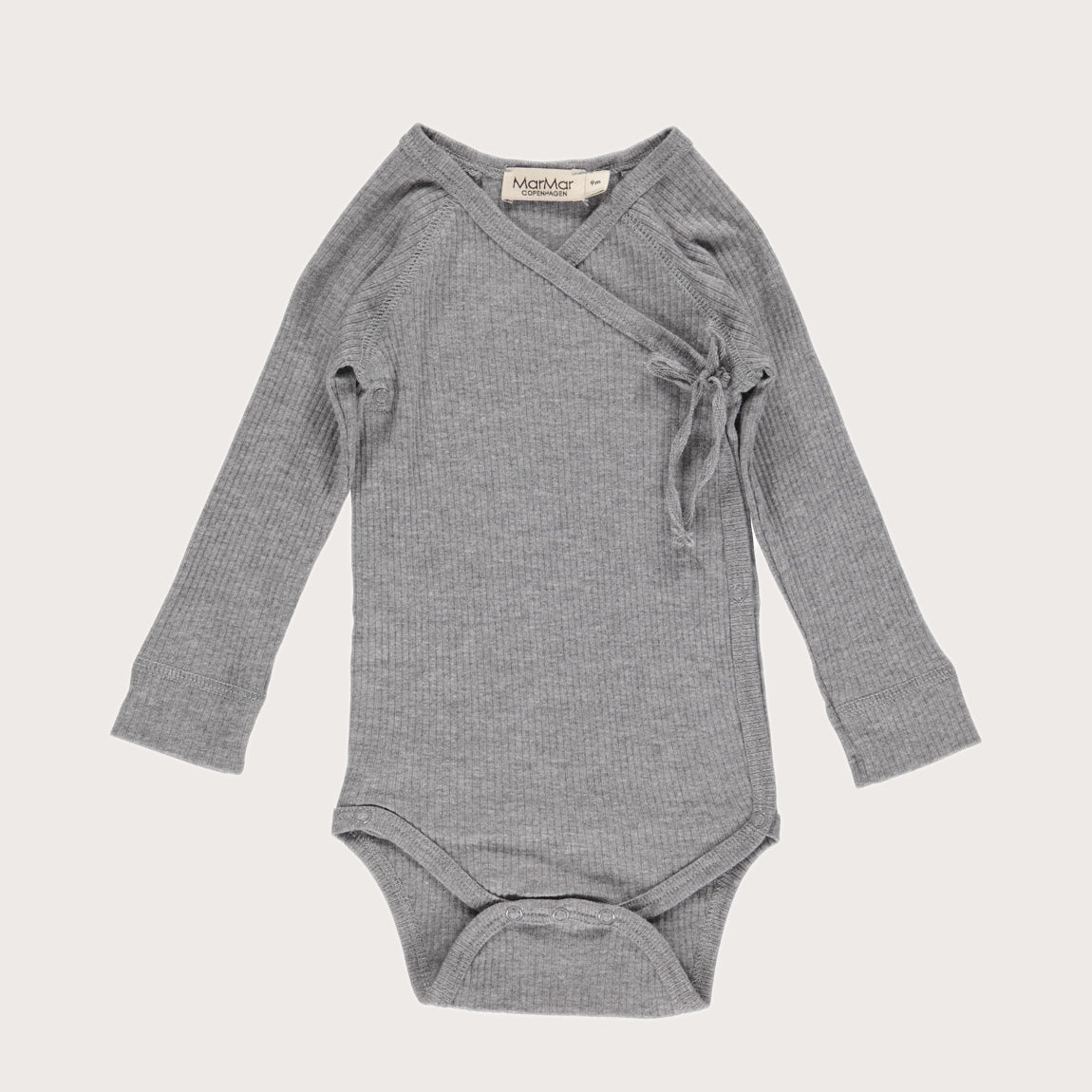 MarMar Copenhagen Grey Wrap front long sleeve body