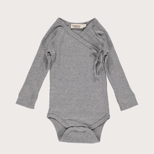 MarMar Copenhagen Grey Wrap front long sleeve body