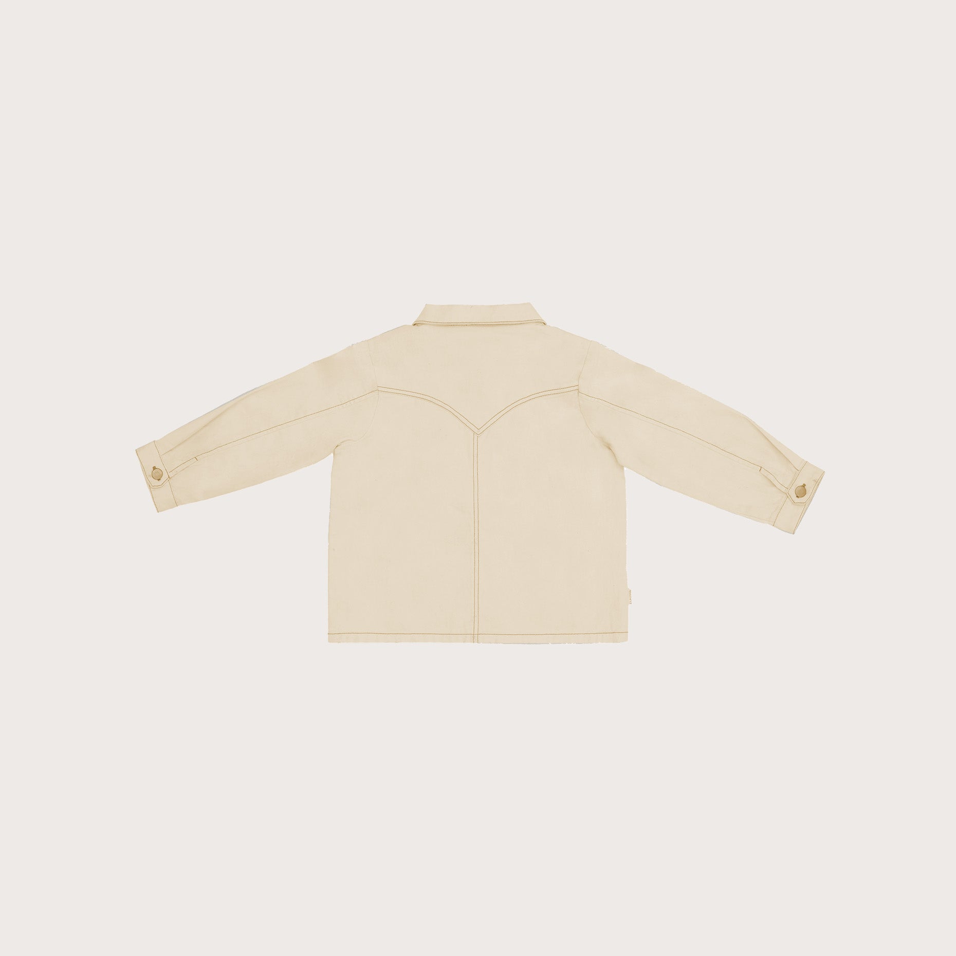 Claude & Co Cream cotton western jacket