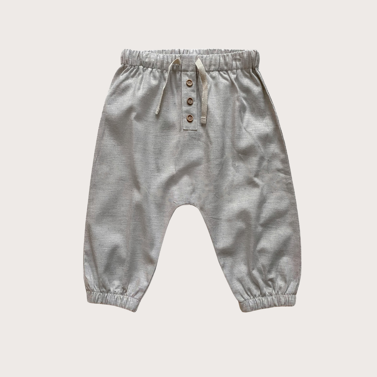 Soft grey flannel trousers