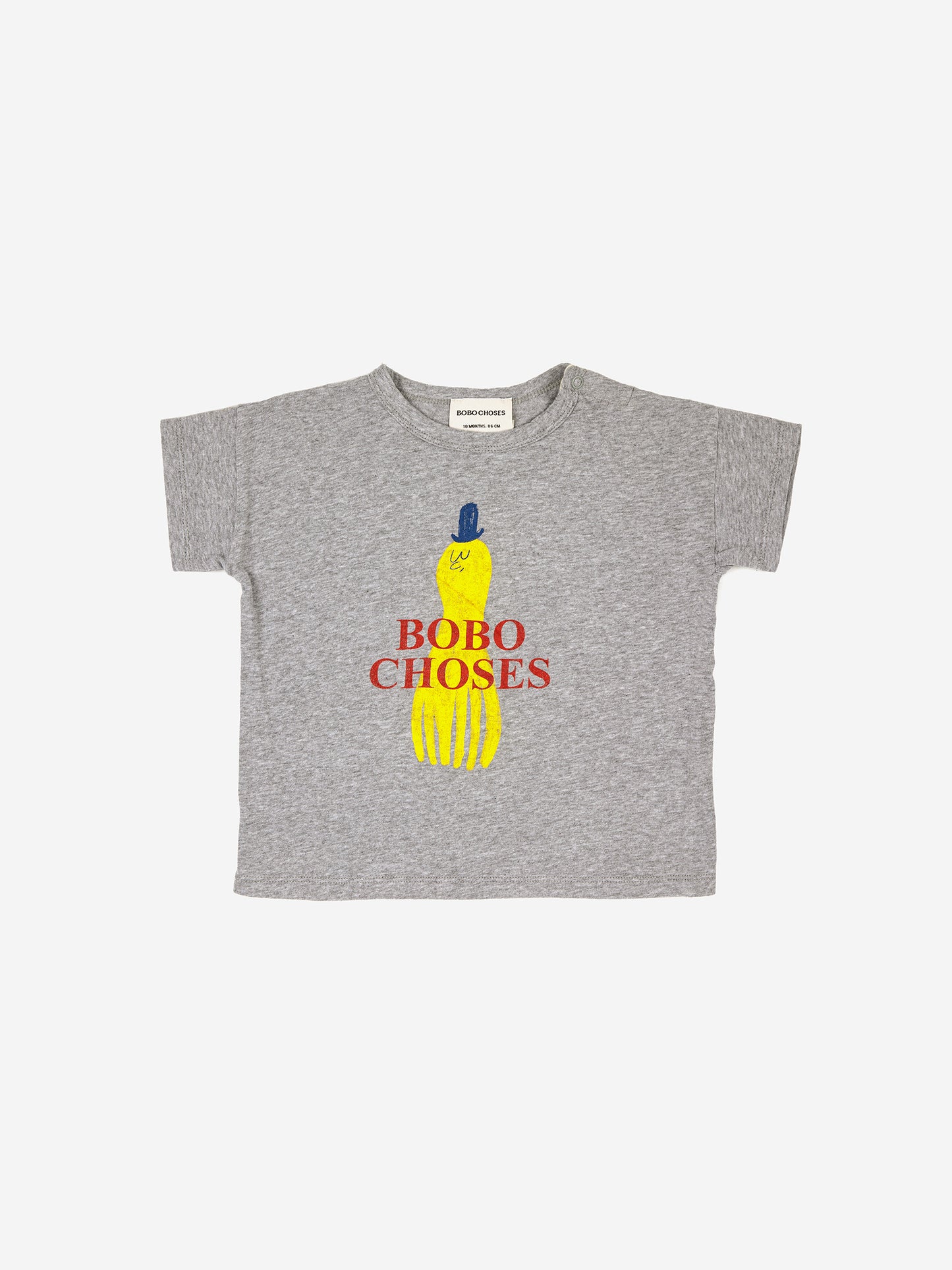 Bobo Choses Yellow Squid t-shirt