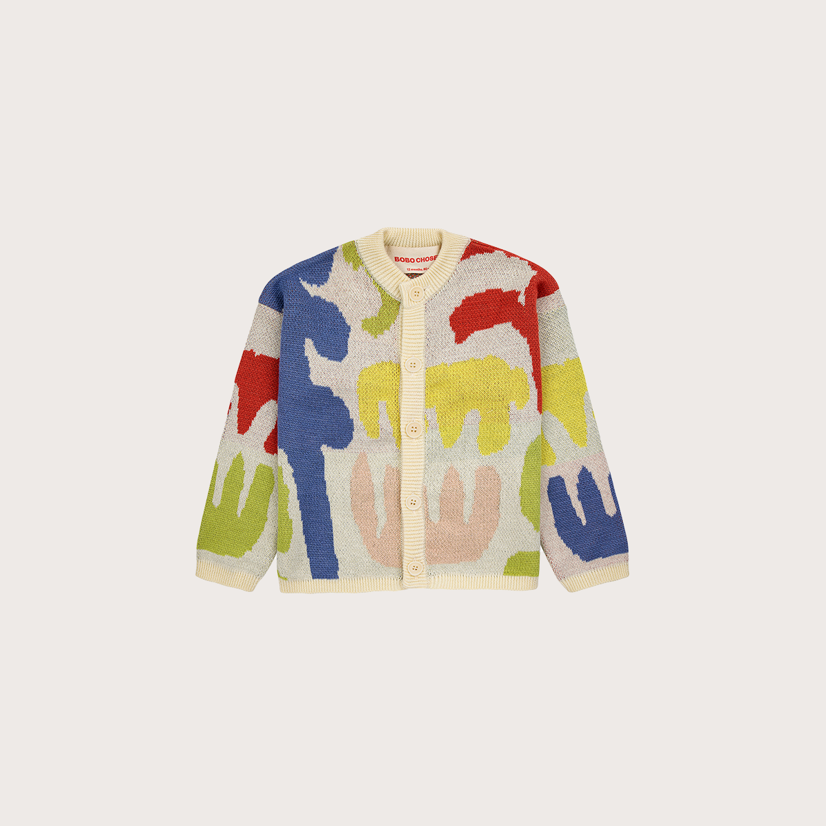 Carnival printed knit cardigan