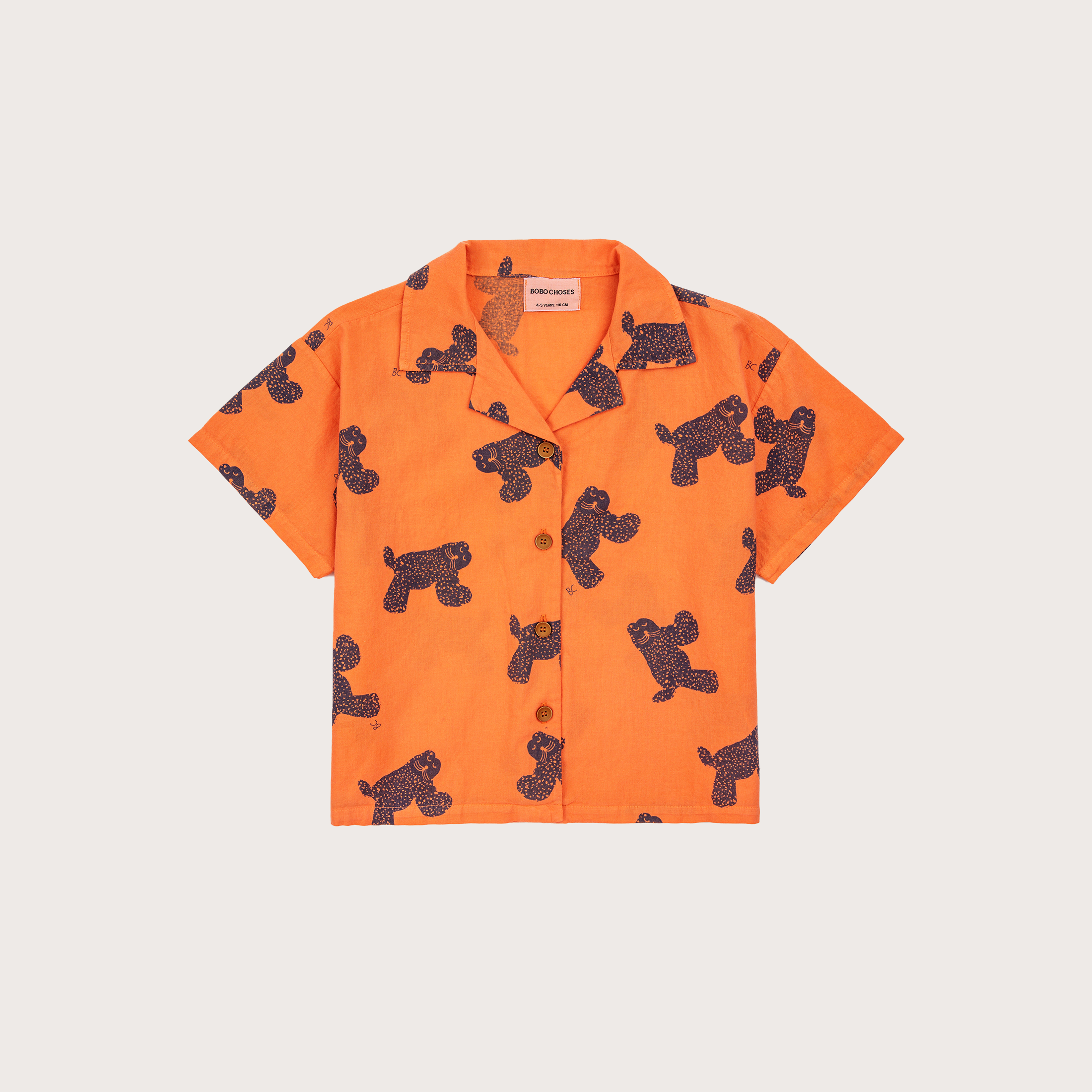 Bobo Choses Big cat print shirt