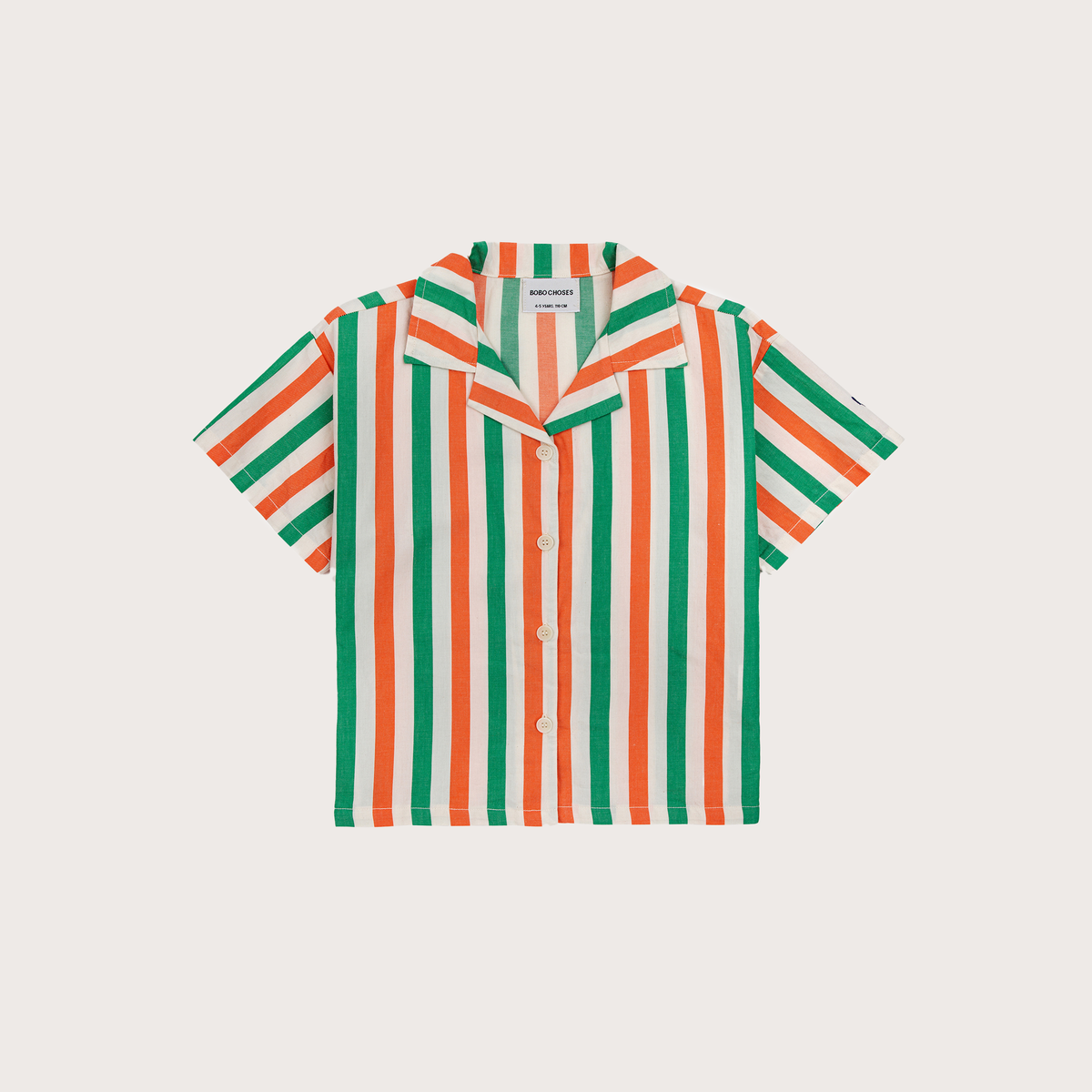 Bobo Choses Multi colour vertical striped shirt