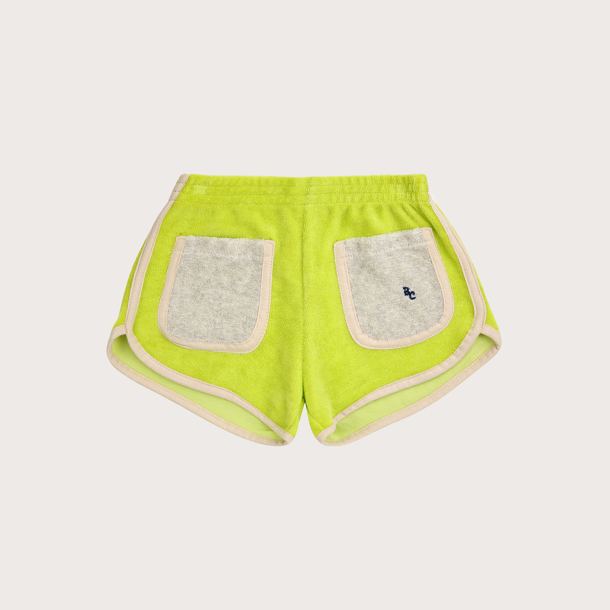 Bobo Choses Green terry shorts