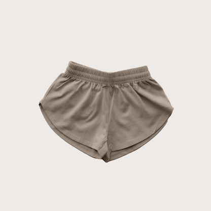 The Simple Folk Beige elastic waist shorts