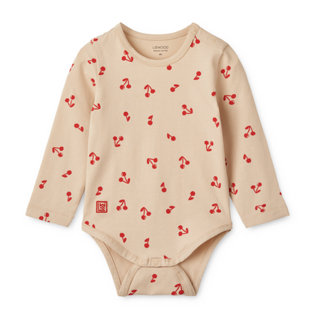 Pink all over cherry bodysuit