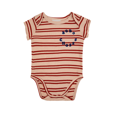 Red striped short sleeve body