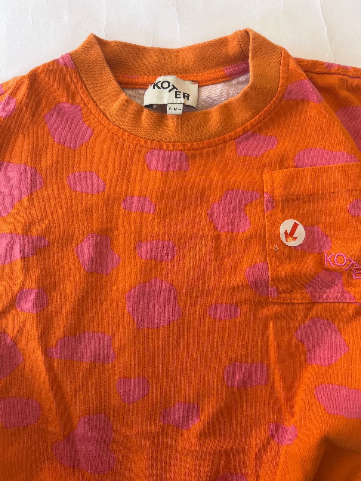 Studio Koter Orange dot short romper
