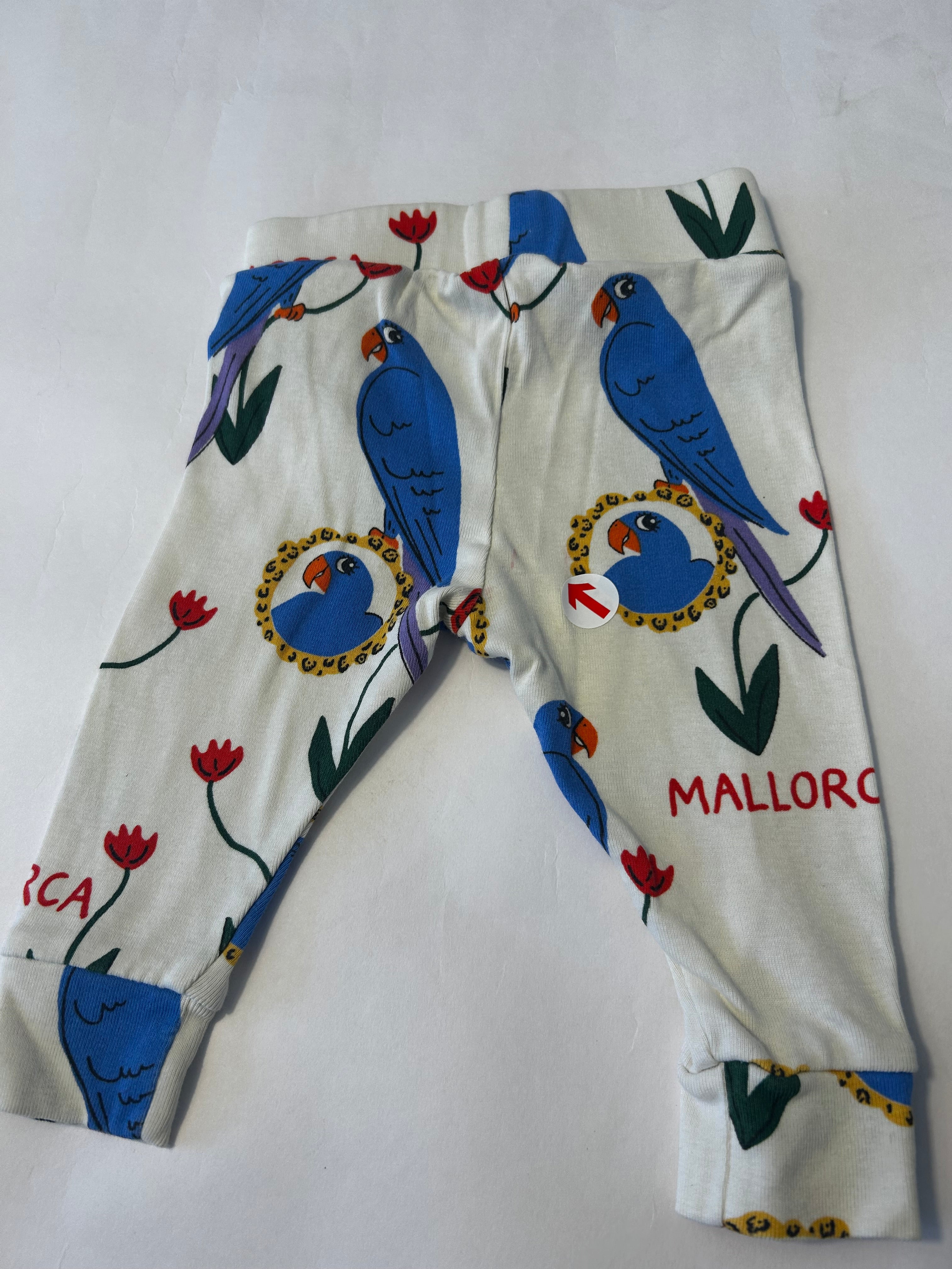 Mini Rodini Parrots Print Leggings
