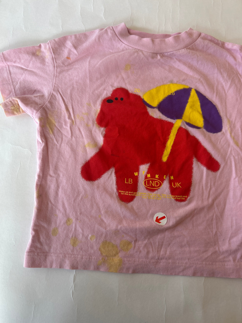 Wynken Pink candy dog t-shirt