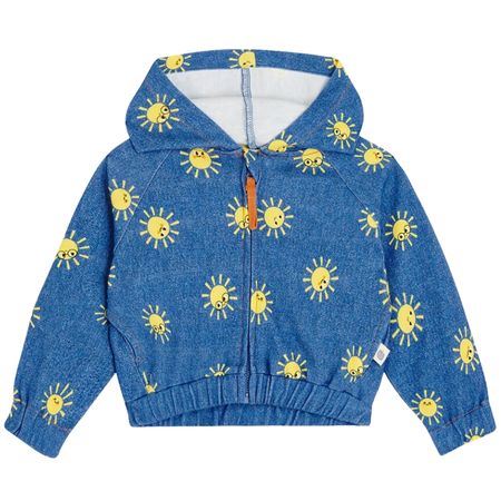 6-12m  The Bonnie Mob The Bonnie Mob Eco Denim Sunshine Hoodie