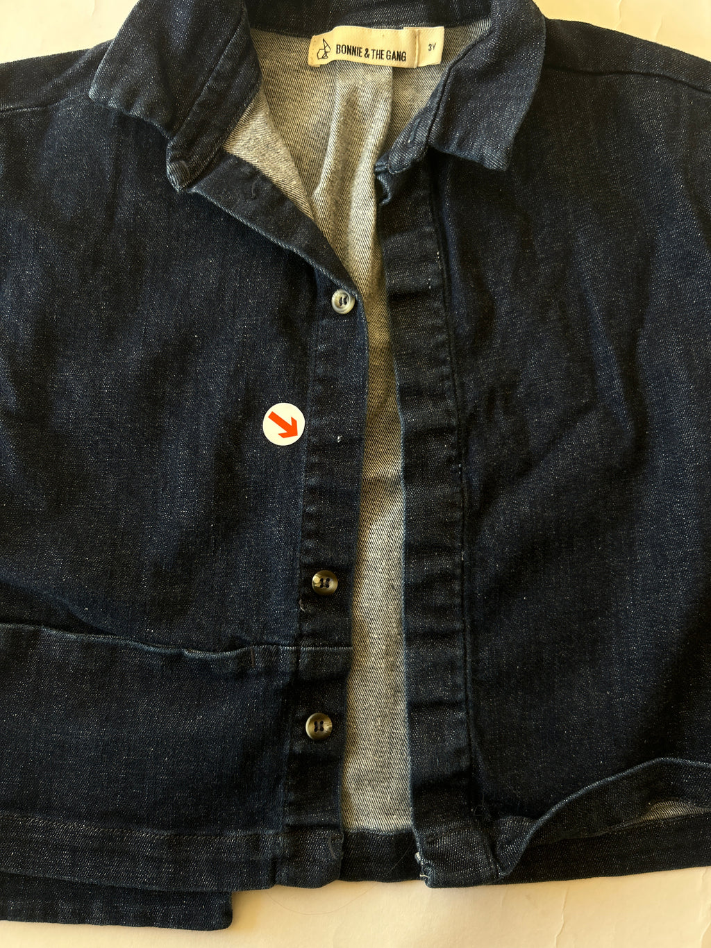 Bonnie & the gang Indigo denim worker shirt