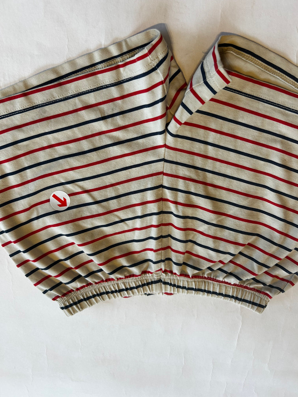 Konges Sløjd Ciao limone striped shorts