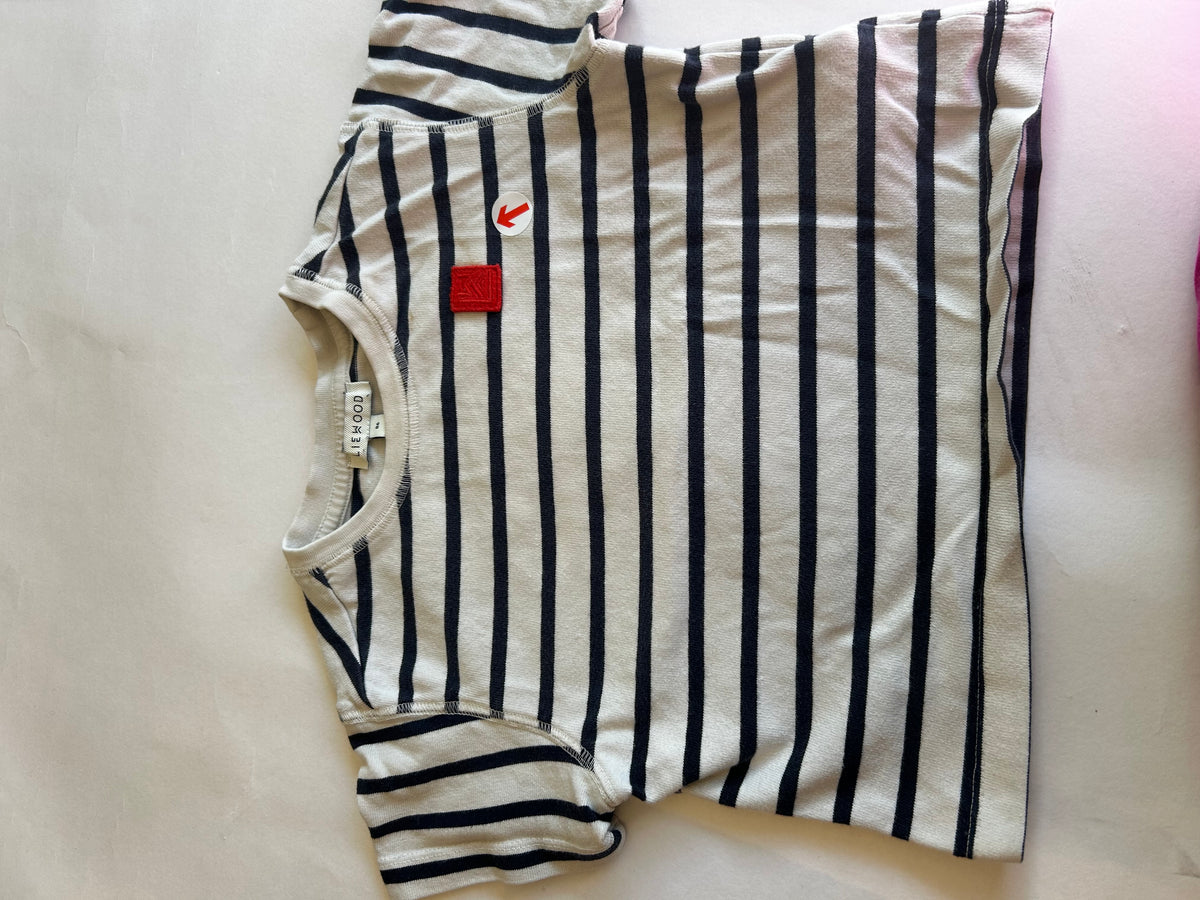 Liewood Navy stripe cotton short sleeve t-shirt