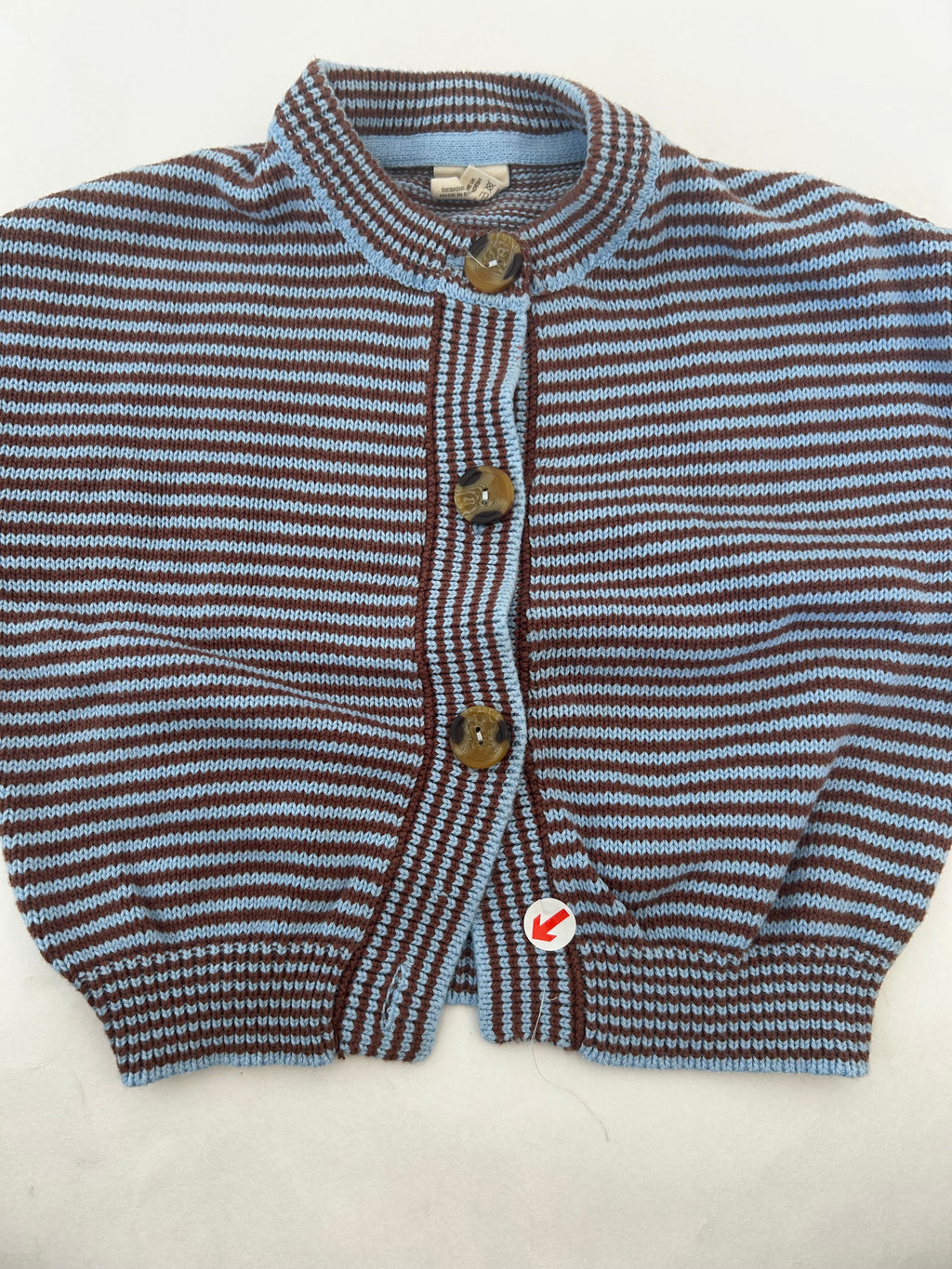 Claude & Co Coco sky stripe cardigan