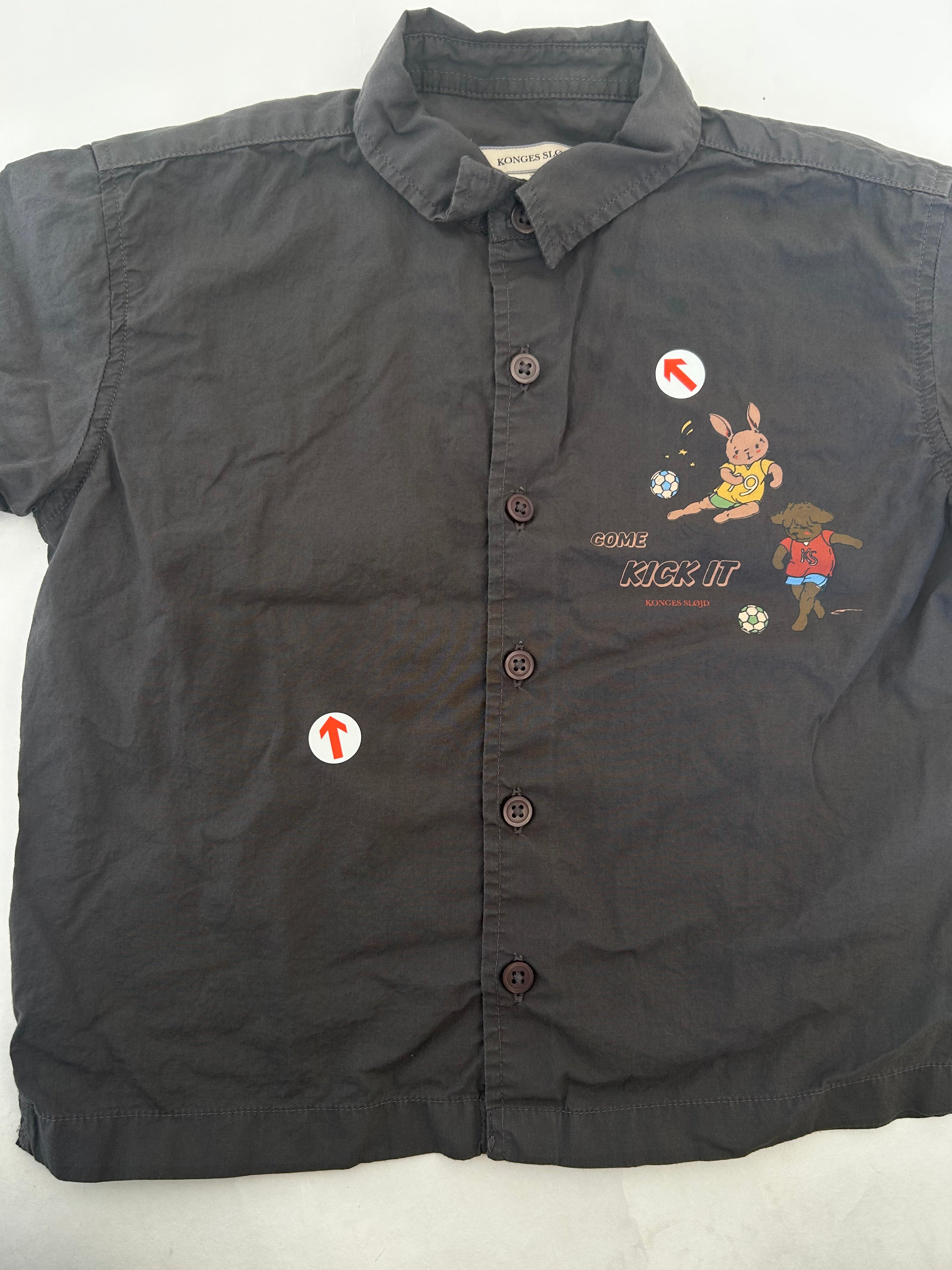Konges Slojd Dark grey motif shirt