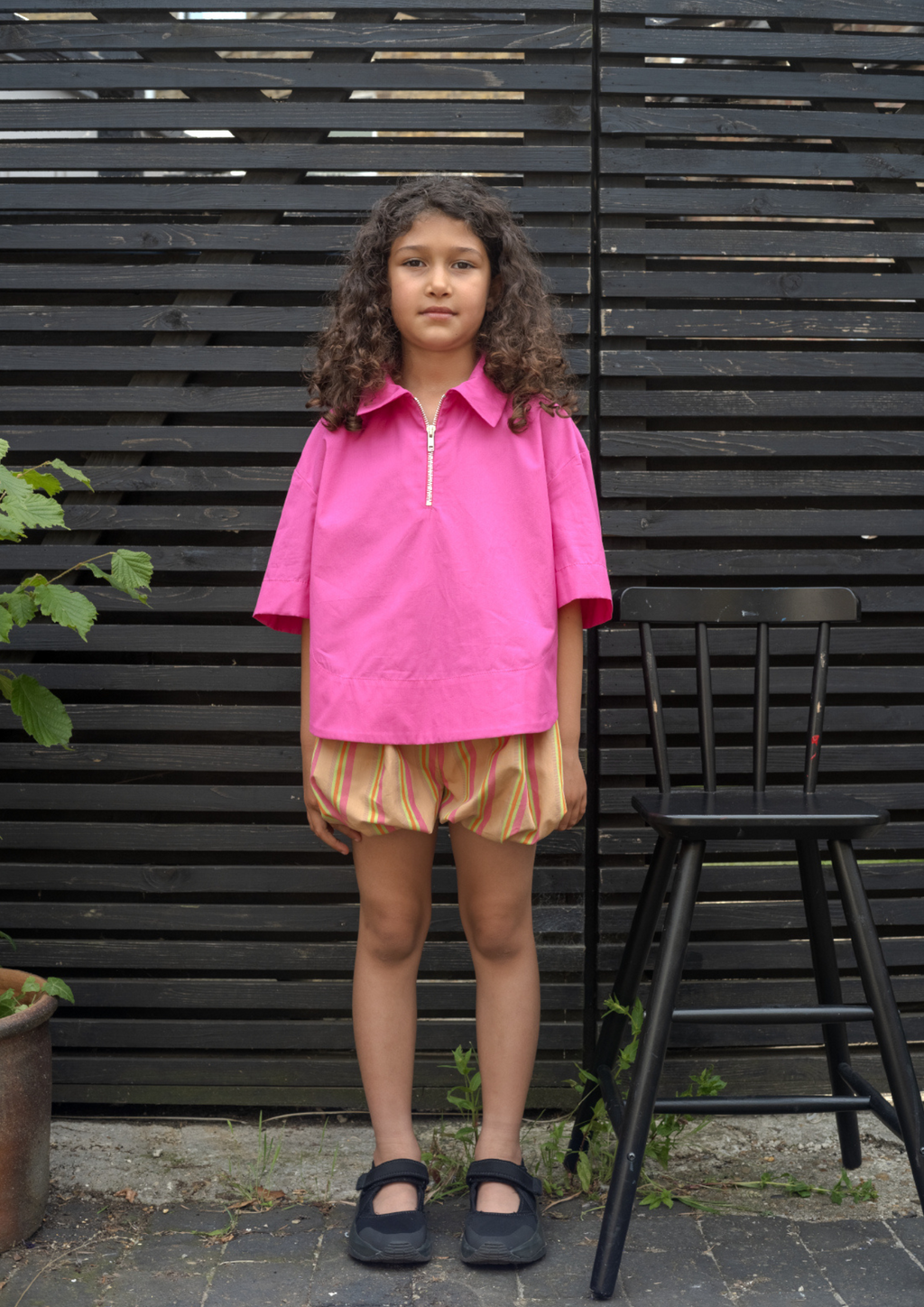 Studio Koter Ezra Pink Poplin Zip Shirt - Brand new