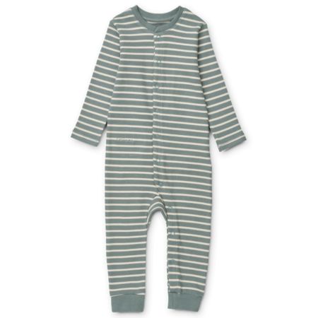 Blue stripe sleepsuit