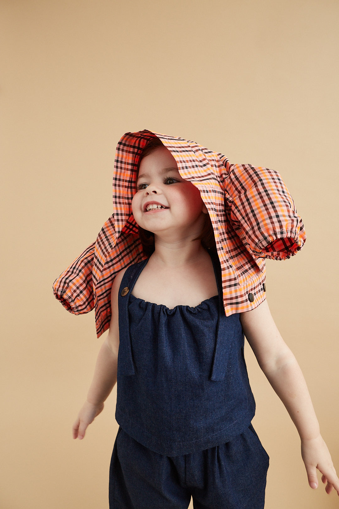 Studio Koter cotton-linen denim top. BRAND NEW with tags.