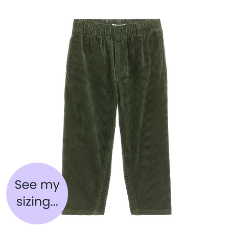 ARKET Green Cord Trousers
