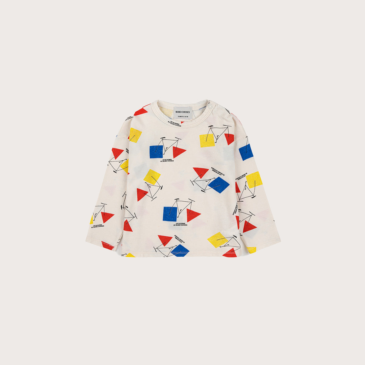 Bobo Choses  Bicycle print long sleeve tee