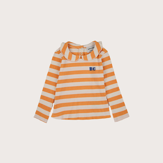 Bobo choses ribbed top in yellow stripe