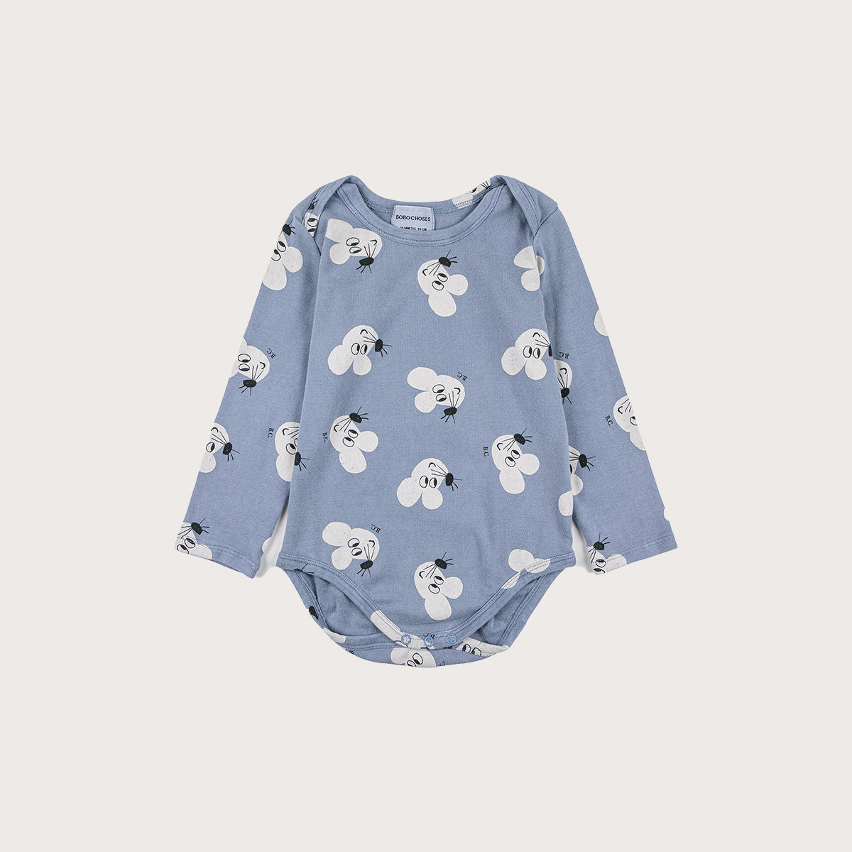 Bobo Choses Long sleeve mouse bodysuit