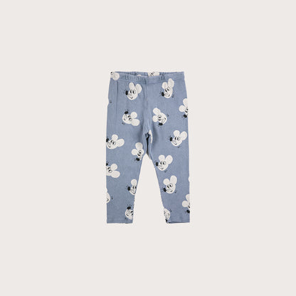 Bobo Choses Blue mouse print leggings