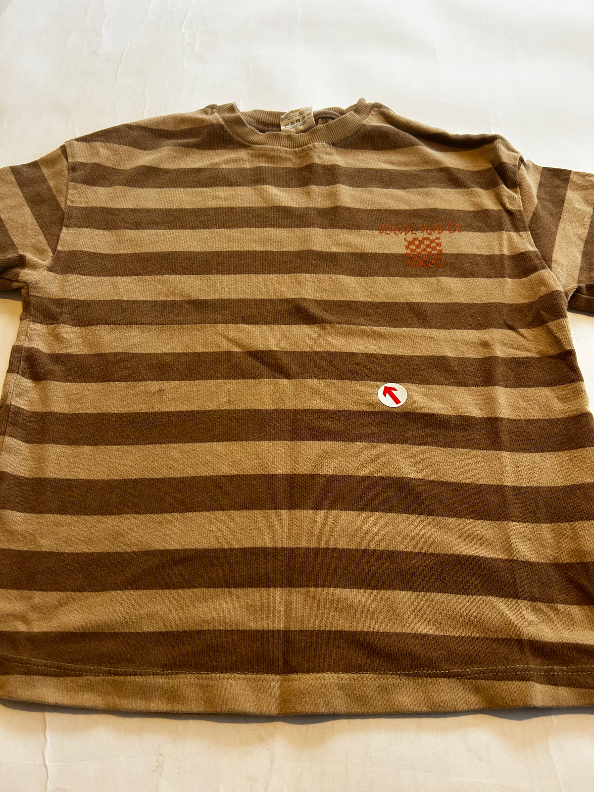 Claude & Co Brown stripe Claude tee
