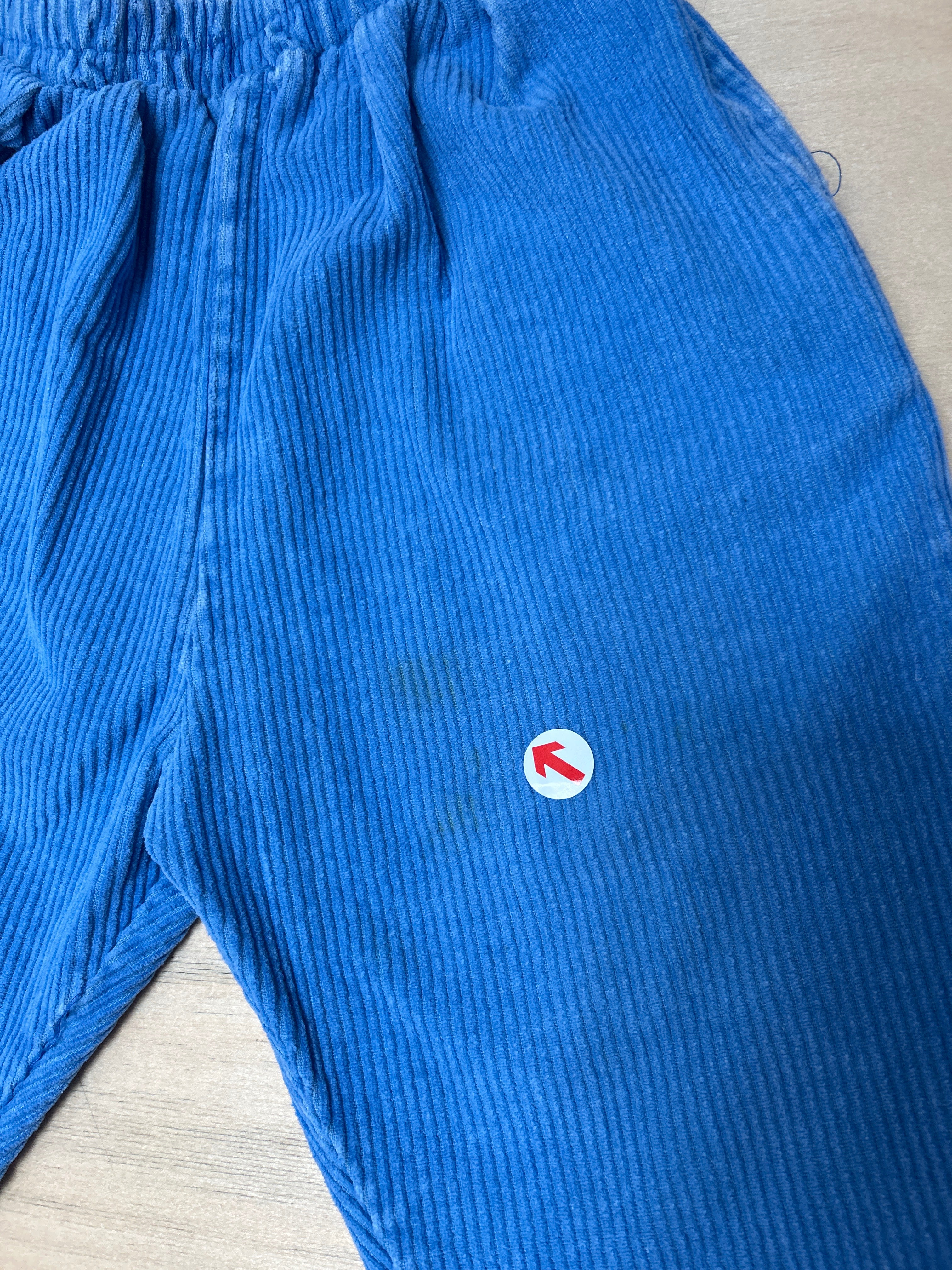 Smaller Explorer Blue tapered corduroy chinos