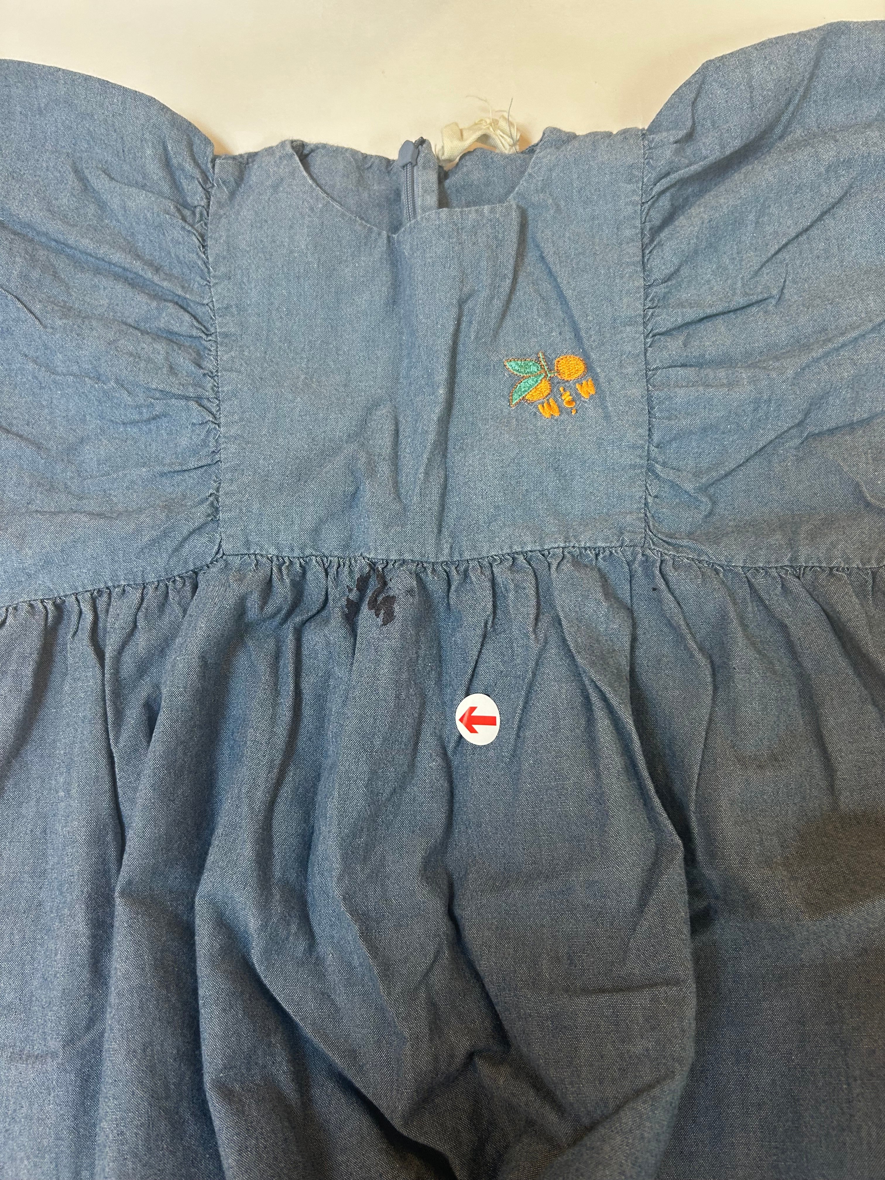 Wonder & Wander Denim embroidered dress