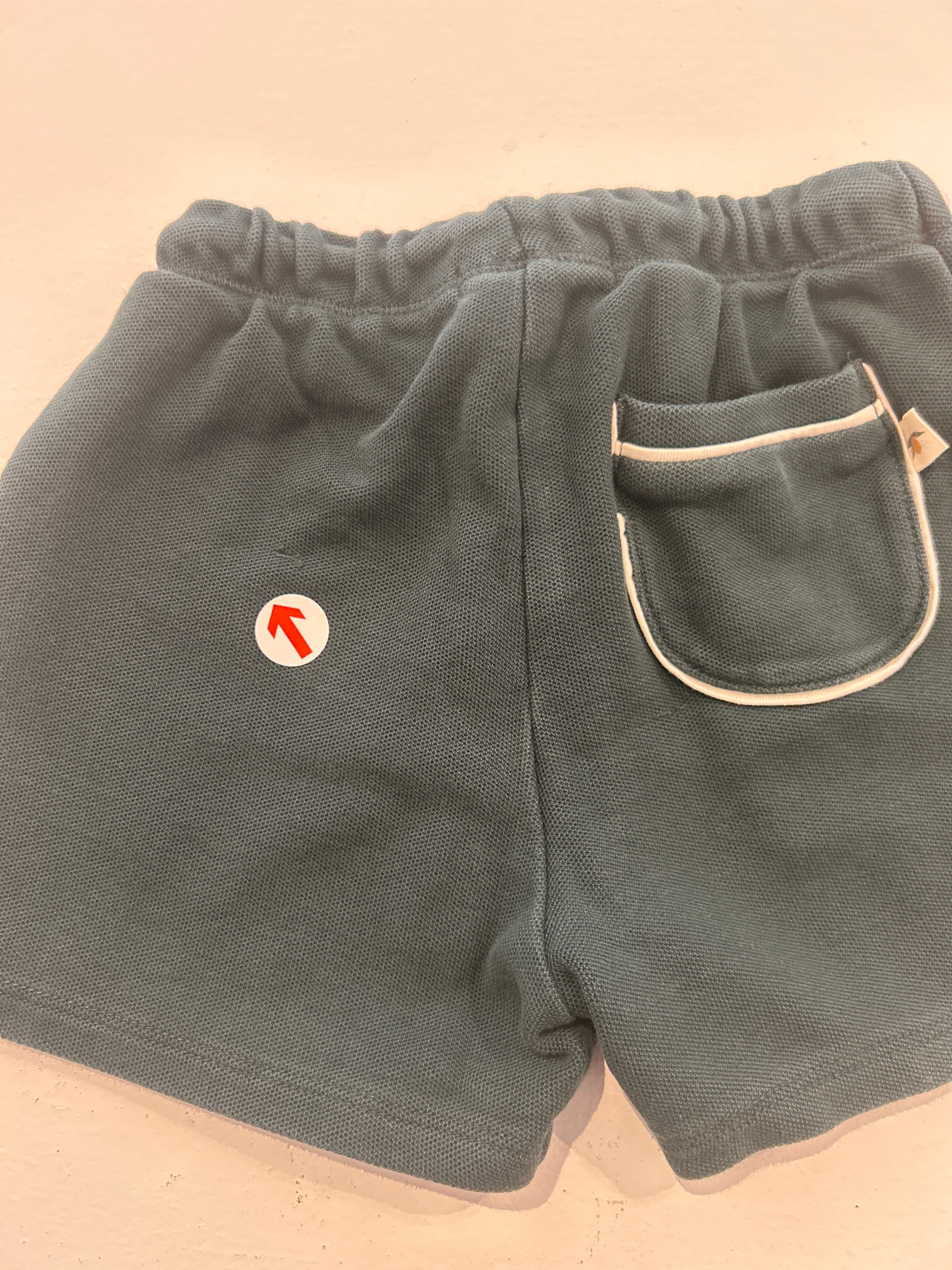 konges slÌüjd Dark green cotton drawstring shorts 18M