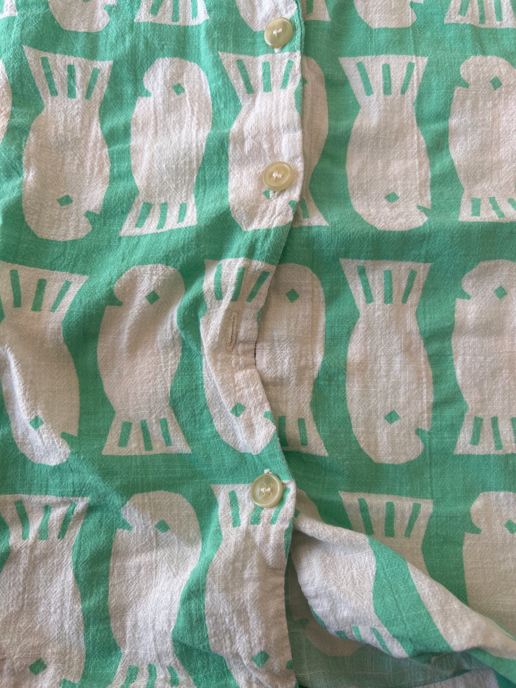 Bobo Choses Lucky fish all over woven shirt