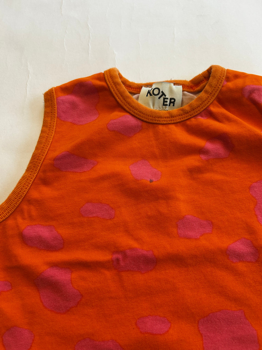 Studio Koter Orange dot jersey vest
