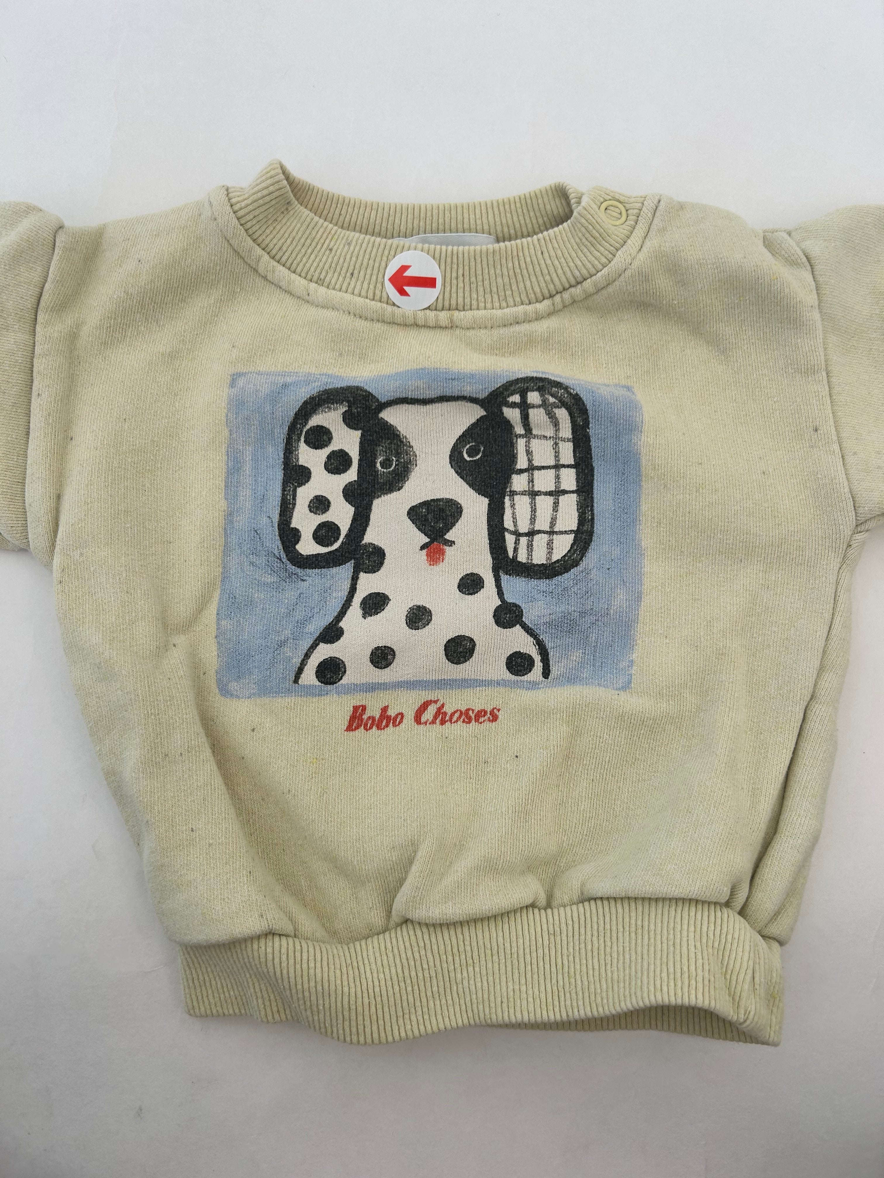 Bobo Choses Beige van dog sweatshirt