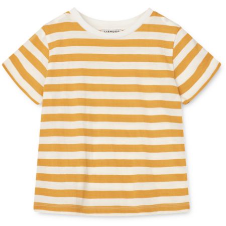 Liewood Yellow stripe short sleeve t-shirt
