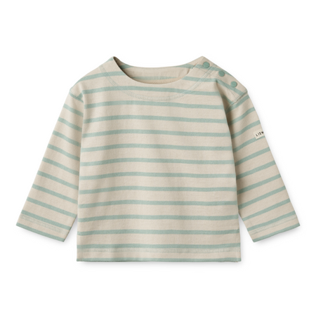 Blue & sand striped jumper